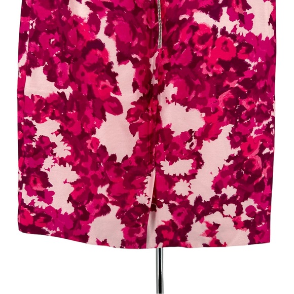 Kate Spade Jordan Silk Blend Berry Moody Floral Pencil Skirt size 4 - Picture 10 of 14
